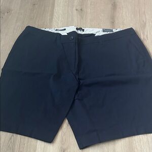 Talbots Women's Navy High Waist Shorts